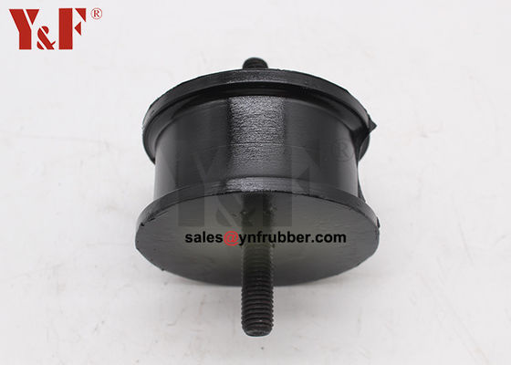 OEM Cylindrical Rubber Bobbin Mounts Tipe pemasangan sekrup industri
