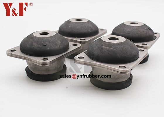 Flanged Gummi Anti Vibration Mounts Produsen Industri