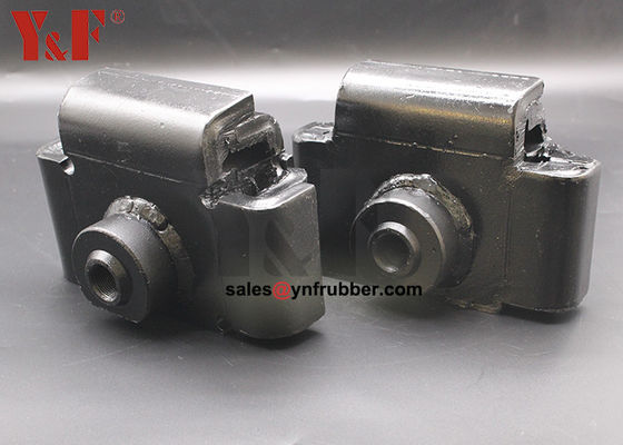Heavy Duty M8 Flanged Rubber Mounts Anti Vibration Untuk Industri