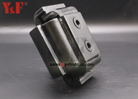 Heavy Duty M8 Flanged Rubber Mounts Anti Vibration Untuk Industri