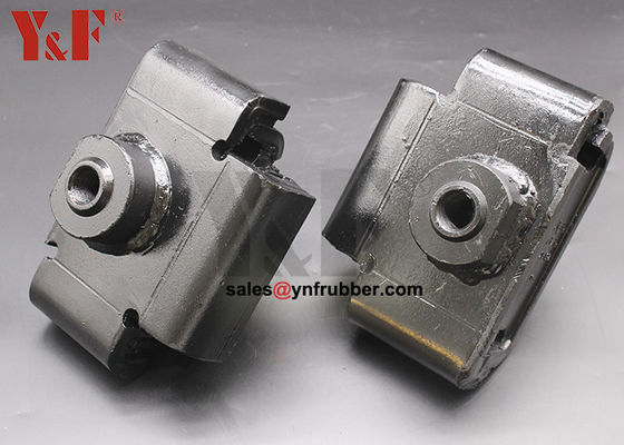 Heavy Duty M8 Flanged Rubber Mounts Anti Vibration Untuk Industri