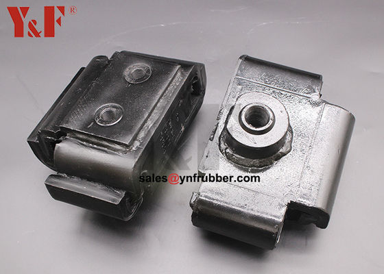 OEM Black Flanged Rubber Mounts Supplier Shock Reduction Sangat baik