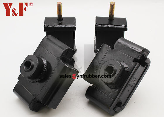 OEM Black Flanged Rubber Mounts Supplier Shock Reduction Sangat baik