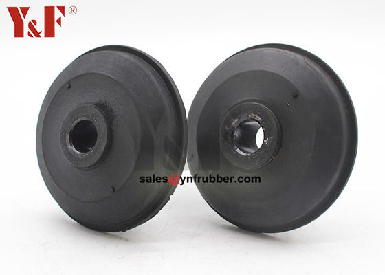 Black Isolation Rubber Mounts Flanged Dengan Reduce Kebisingan Tinggi