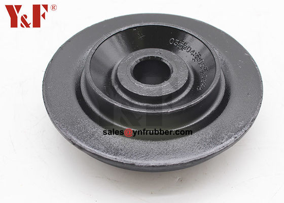 Black Isolation Rubber Mounts Flanged Dengan Reduce Kebisingan Tinggi