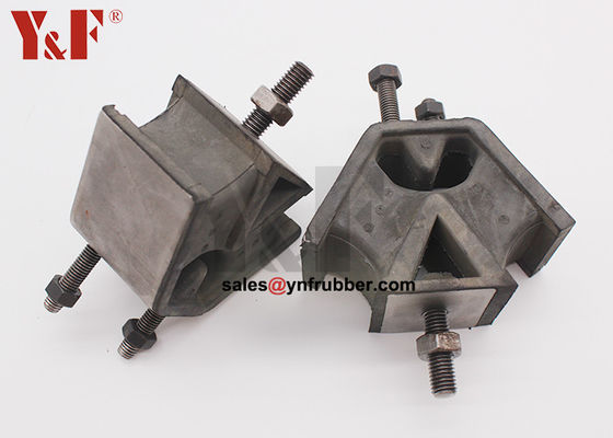 Black Marine Vibration Motor Mount Disesuaikan dengan Spesifikasi Anda