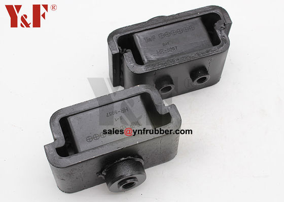 Black Marine Engine Mounts Baja tahan karat Mudah dipasang