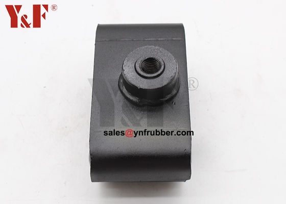 Black Marine Engine Mounts Baja tahan karat Mudah dipasang