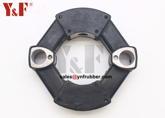 Konektor kopling karet hitam Fitting pipa karet fleksibel