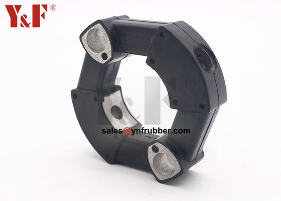 Konektor kopling karet hitam Fitting pipa karet fleksibel