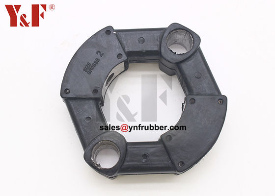 Konektor kopling karet hitam Fitting pipa karet fleksibel