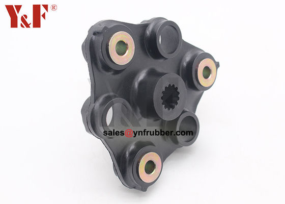 Kopling Motor Karet Fleksibel Silinder Untuk Aplikasi Industri