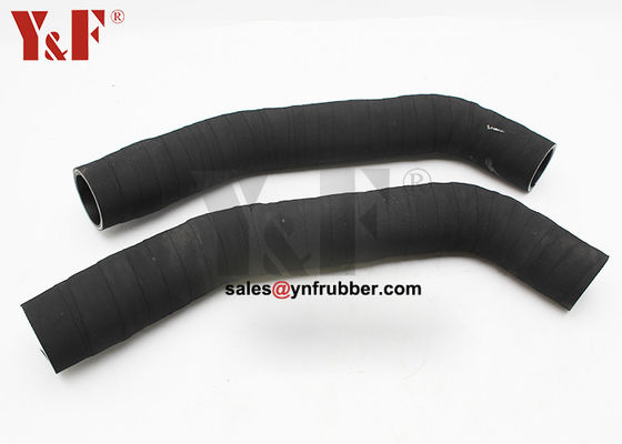 Selang karet excavator fleksibel diperkuat E320GC Radiator Selang Down