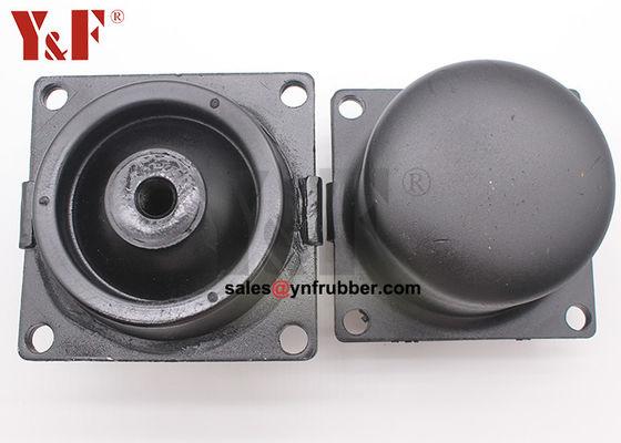 Excavator Karet Bump Stop Hitam Shock Absorber Mount Set SGS