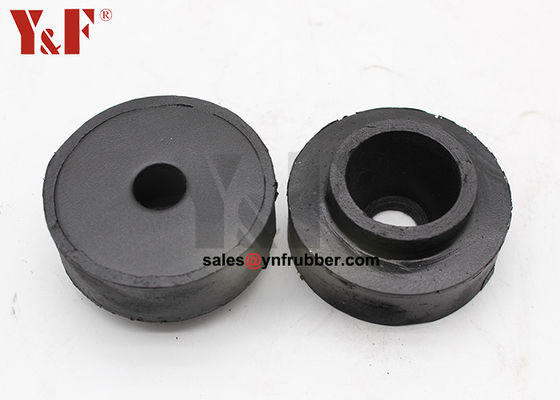 Black Anti Vibration Machine Mounts 1mm - 200mm Tinggi Industri