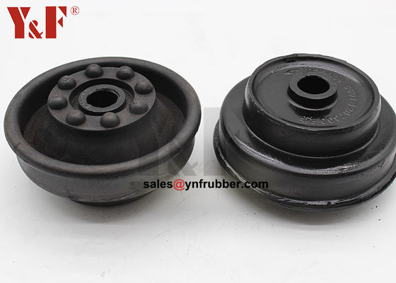 Black Anti Vibration Machine Mounts 1mm - 200mm Tinggi Industri