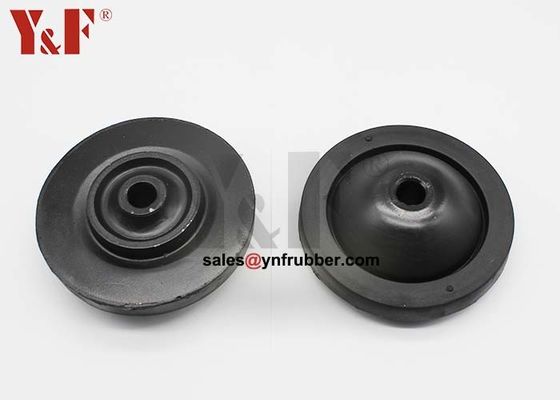 Bulat Pusat Bonded Mounts Hitam Shear Mount isolasi getaran