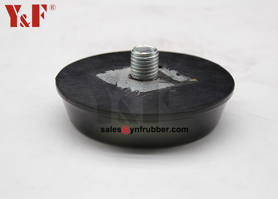 Black Compactor Rubber Mounts Shock Reduction Hydraulic Breaker Rubber Mount Pengurangan kejut
