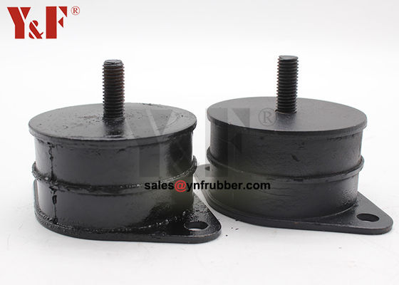 Heavy Duty Compactor Rubber Mounts Round Absorpsi Getaran Tinggi