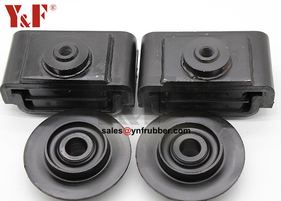 Mesin Excavator Body Mount Bushings Bulat Jenis Fitting Custom