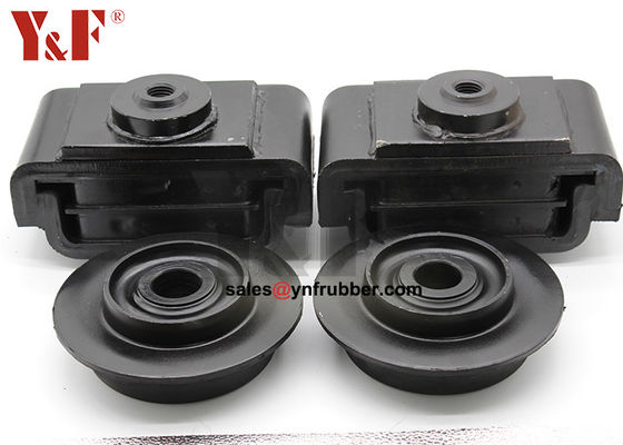 Mesin Excavator Body Mount Bushings Bulat Jenis Fitting Custom