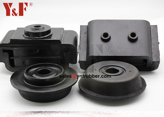Mesin Excavator Body Mount Bushings Bulat Jenis Fitting Custom