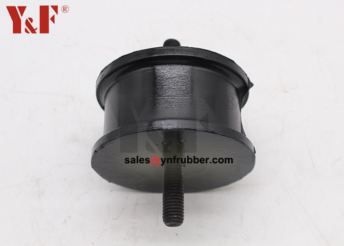 OEM Cylindrical Rubber Bobbin Mounts Tipe pemasangan sekrup industri