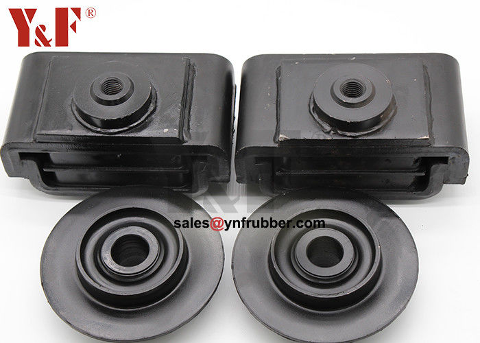 Mesin Excavator Body Mount Bushings Bulat Jenis Fitting Custom